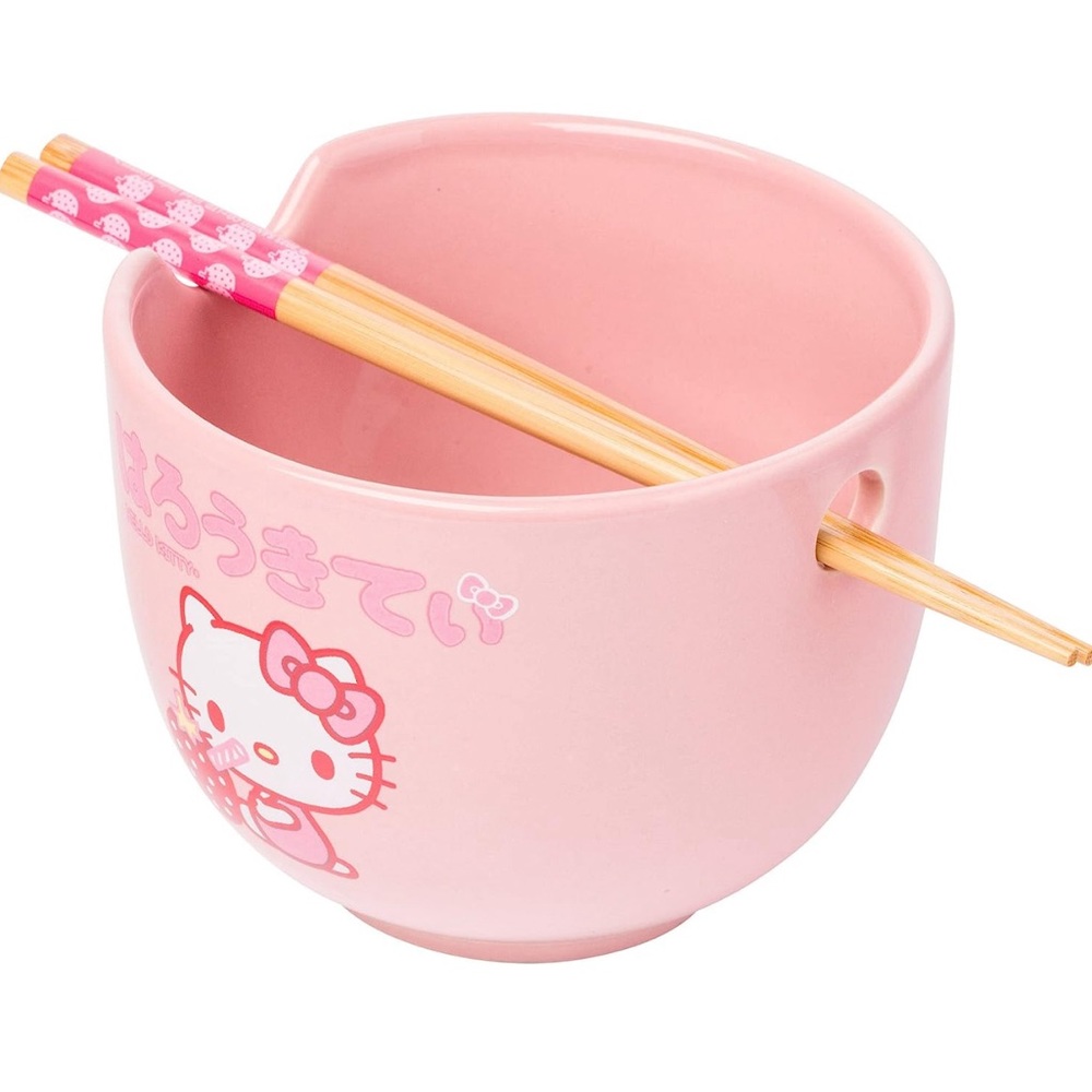 Hello Kitty Strawberry Ramen Bowl